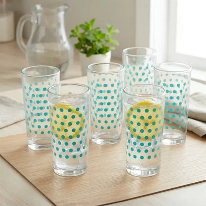 Juego de 6 Vasos de Vidrio 295 ml Crisa 1724974