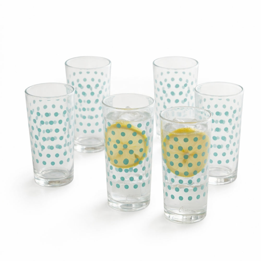 Juego de 6 Vasos de Vidrio 295 ml Crisa 1724974