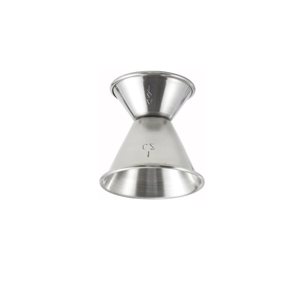 Jigger Medidor Doble 1/2 y 1oz Acero Inoxidable - J-1 - Winco