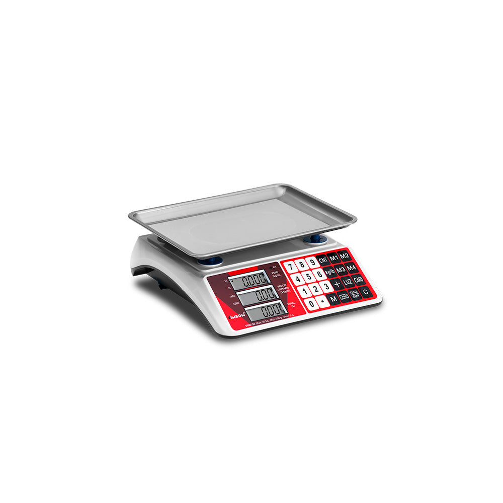 Báscula Comercial de Mostrador 30kg - VINS-30 - Rhino