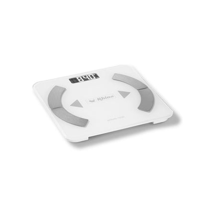 Báscula Inteligente de Baño Blanca 180kg - Rhino