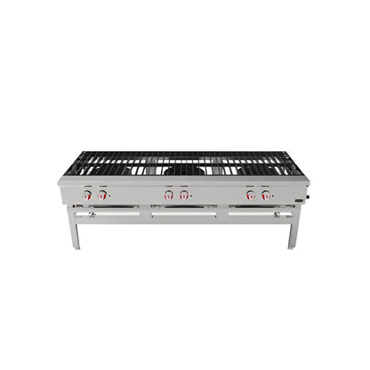 Estufa 3 Secciones 6 Quemadores Aluminizado - EG-33A - Drago