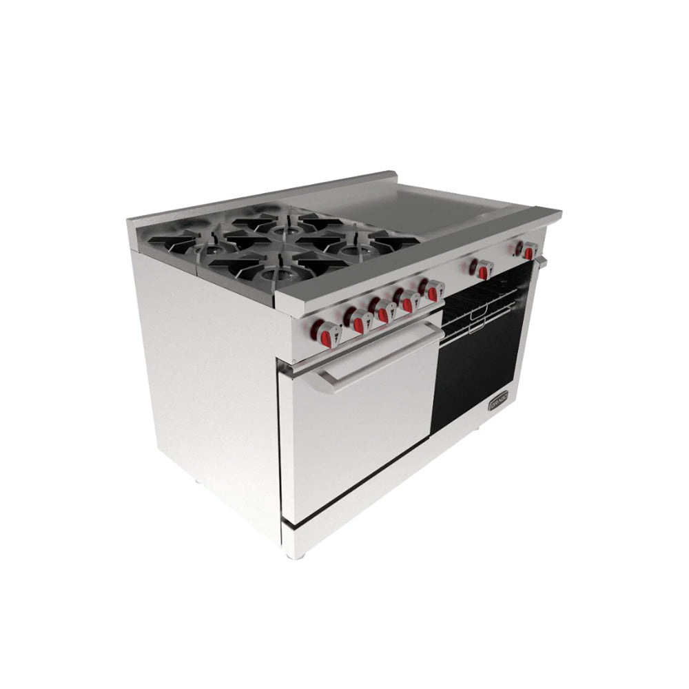 Estufa 4 Quemadores Horno y Plancha Doble - CG-41PD - Drago