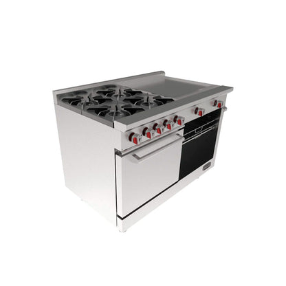 Estufa 4 Quemadores Horno y Plancha Doble - CG-41PD - Drago