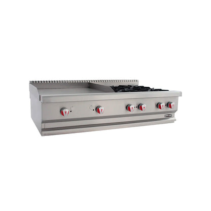 Parrilla 4 Quemadores / Plancha 2 Quemadores - CG-40PD - Drago