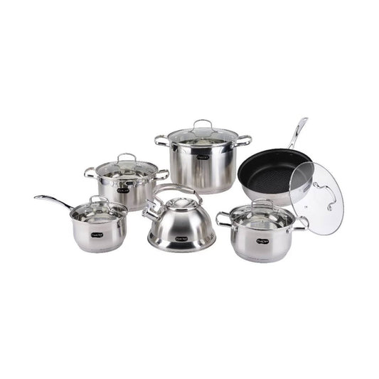 Batería de Cocina Zepter Acero Inoxidable 12 pz Fraciel