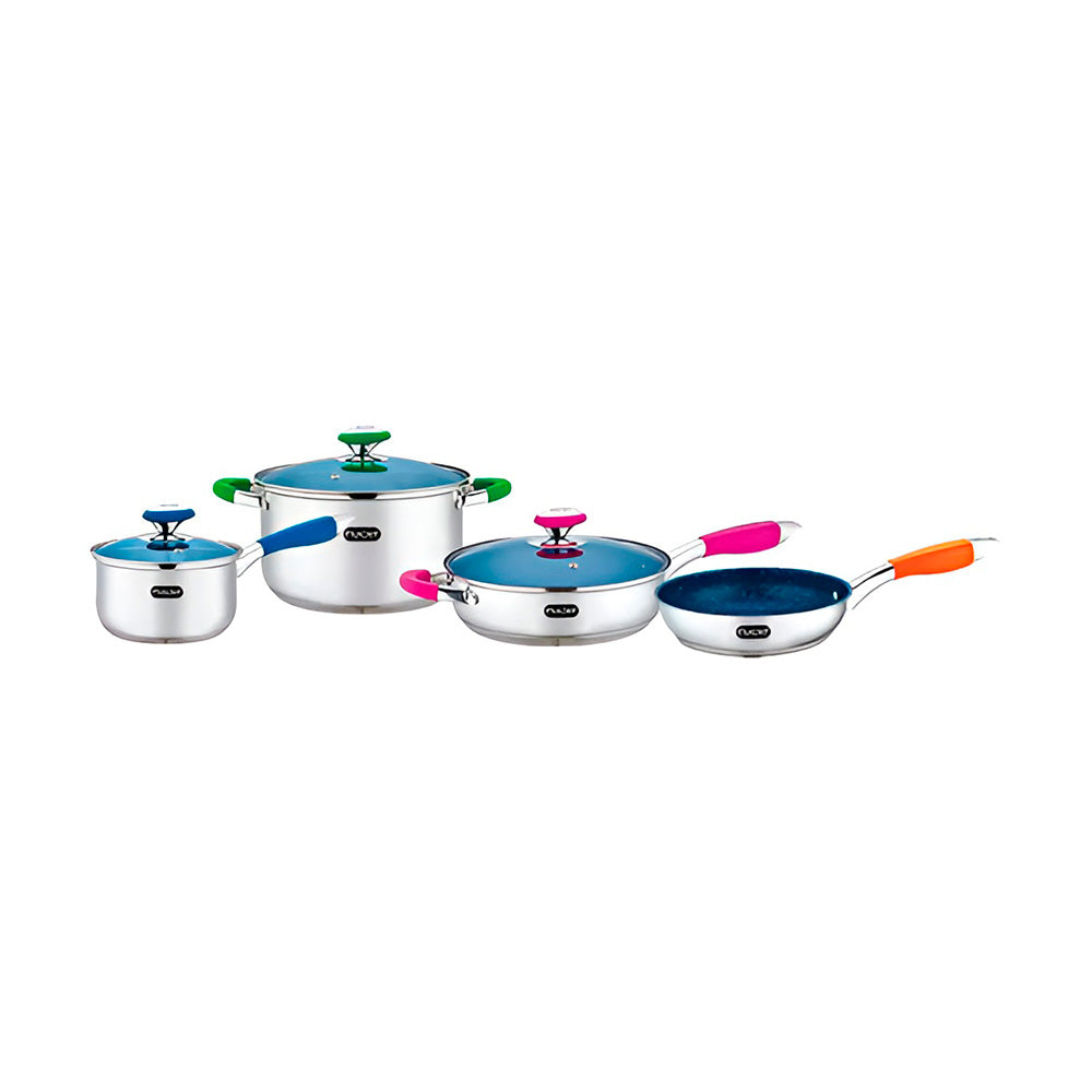 Batería de Cocina Princesa Acero Inoxidable 7 pz Fraciel