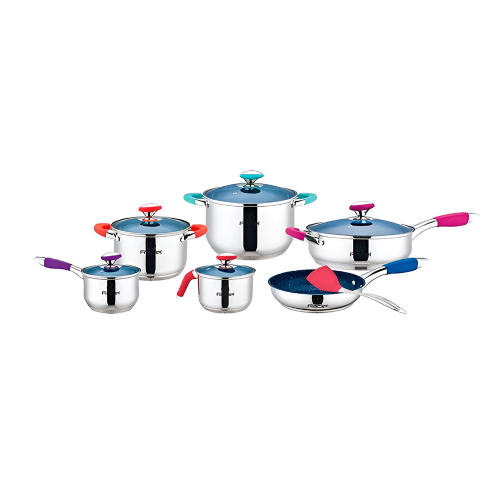 Batería de Cocina Bonita Acero Inoxidable 12 pz Fraciel