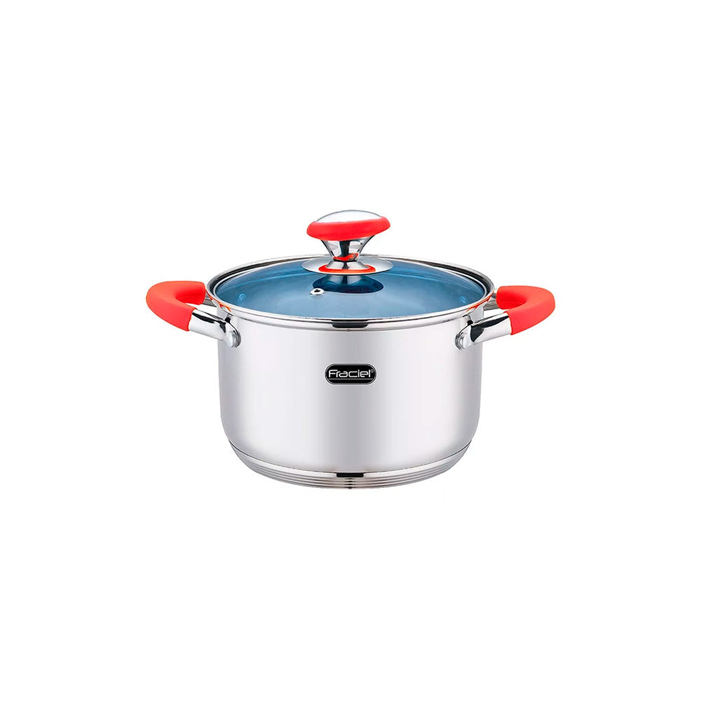 Batería de Cocina Bonita Acero Inoxidable 12 pz Fraciel
