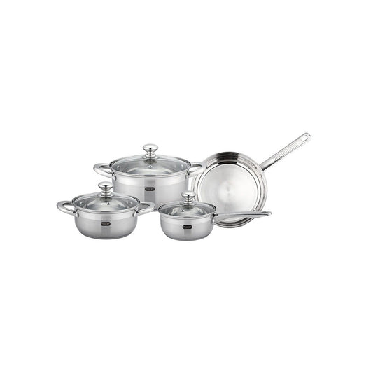 Batería de Cocina Luxor Acero Inoxidable 7 pz Fraciel