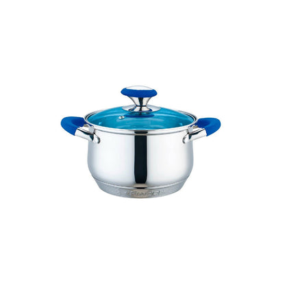 Batería de Cocina Omania Azul Acero Inoxidable 12 pz Fraciel