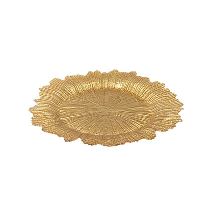 Plato Base Atena Dorado 34.5cm - Vittori