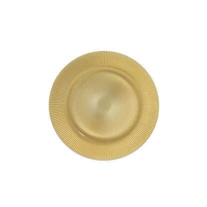 Plato Base Venecia Dorado 33.5cm - Vittori