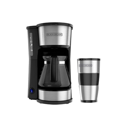 Cafetera de Goteo 5 Tazas 4 en 1 - CM0755S-MX - B&D