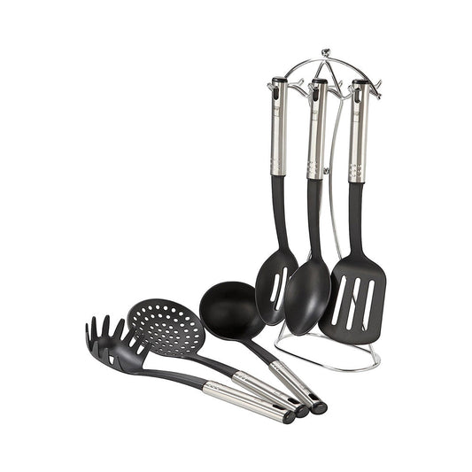 Set de Utensilios de Cocina Nylon con Pedestal - 7 piezas - Magefesa