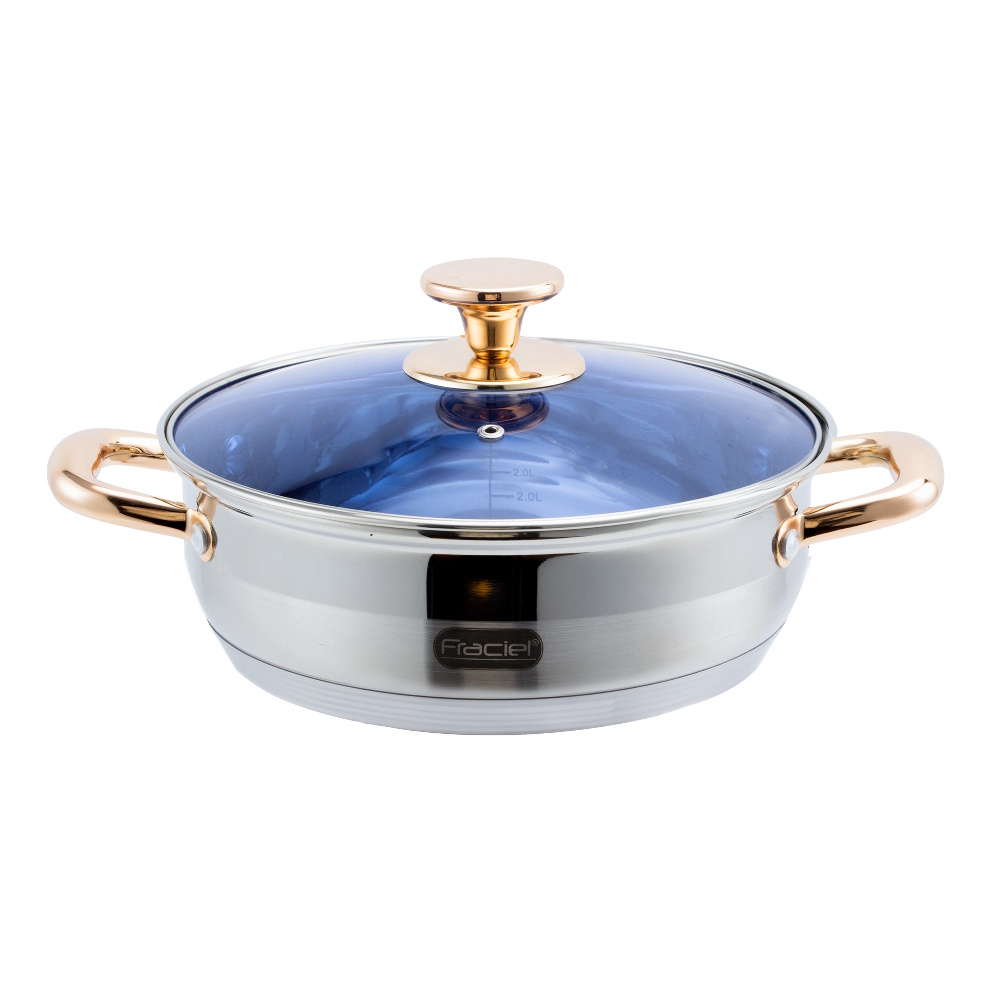 Batería de Cocina Ciconia Acero Inoxidable 12 pz Fraciel