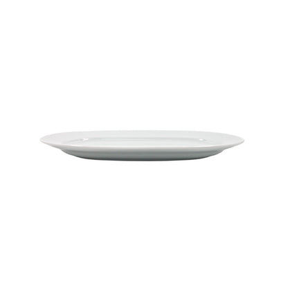 Plato Ovalado Polo Blanco 32cm - Kutahya
