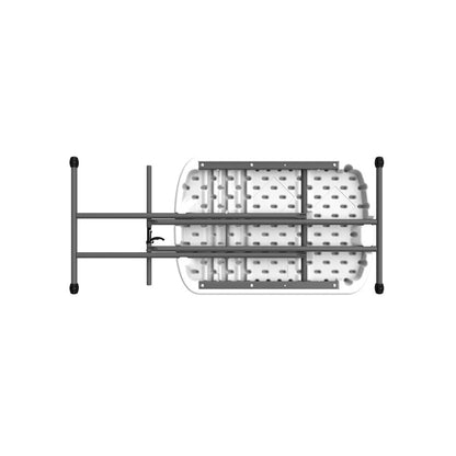 Mesa Plegable Personal Ajustable Blanco Granito 66x46cm - LIFETIME