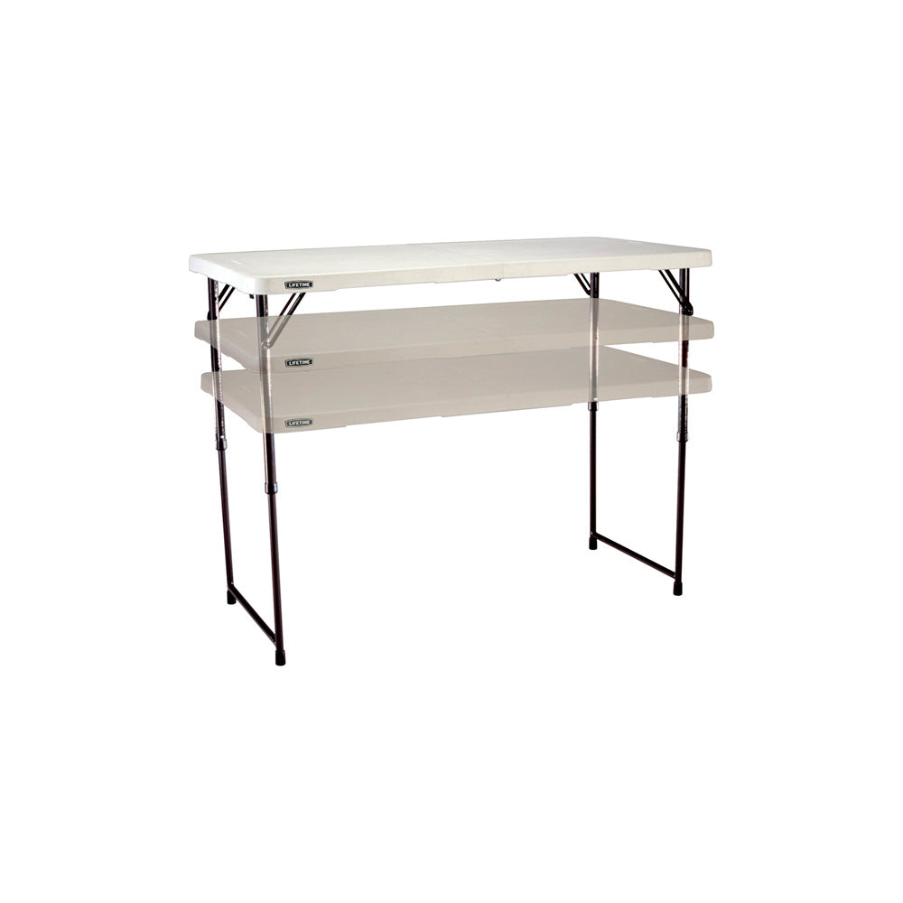 Mesa Plegable Portafolio Rectangular Almendra 1.20m - LIFETIME