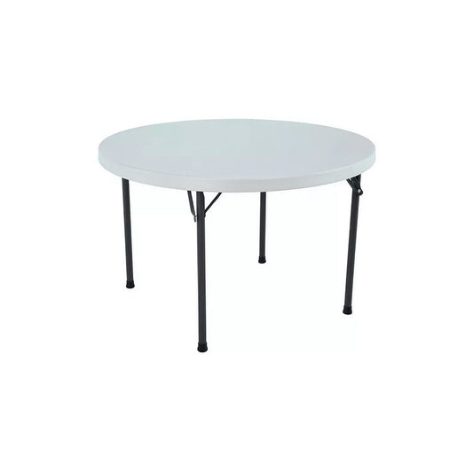 Mesa Plegable Redonda Blanco 1.18m - Lifetime