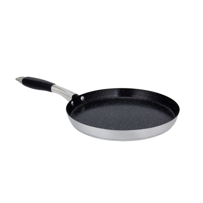 Comal 30 cm Antiadherente Acero Inoxidable Inducción Fraciel