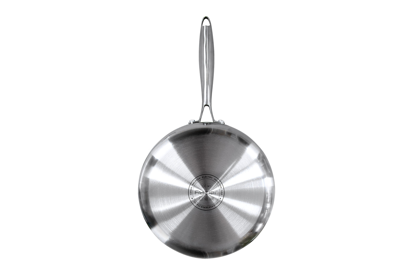 Juego de 2 Sartenes Acero Inoxidable 24 y 30 cm Fraciel Pro