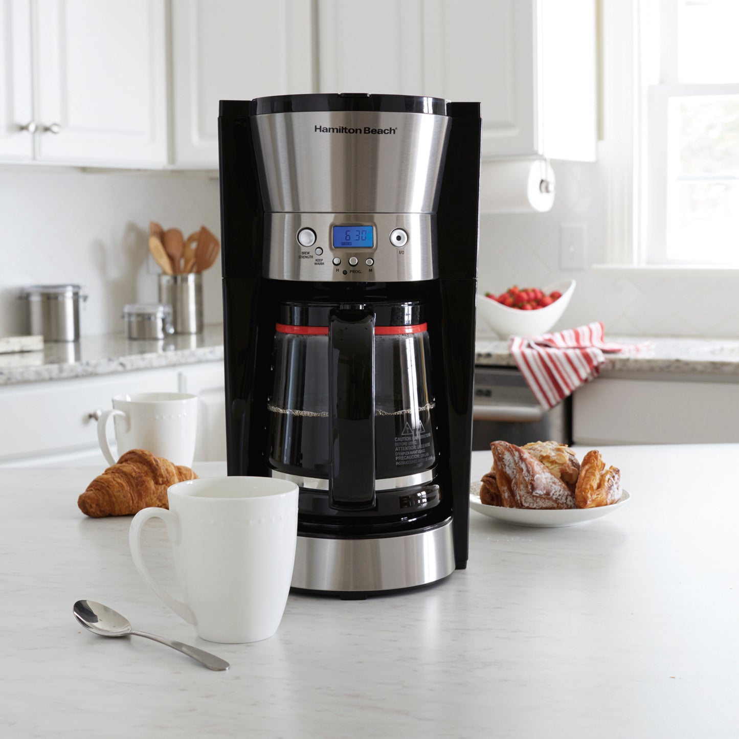 Cafetera Programable 12 tz Hamilton Beach 46895 Apagado Auto