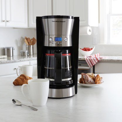 Cafetera Programable 12 tz Hamilton Beach 46895 Apagado Auto