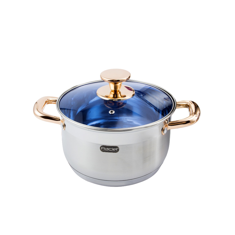 Batería de Cocina Ciconia Acero Inoxidable 12 pz Fraciel