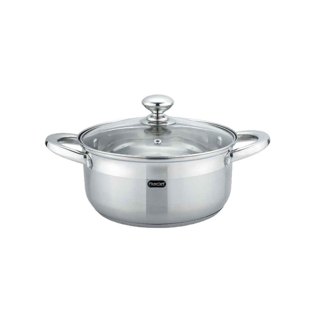 Batería de Cocina Sienna Acero Inoxidable 12 pz Fraciel