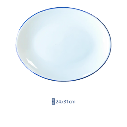 Plato Ovalado gourmett 31 x 24cm Linea Blue