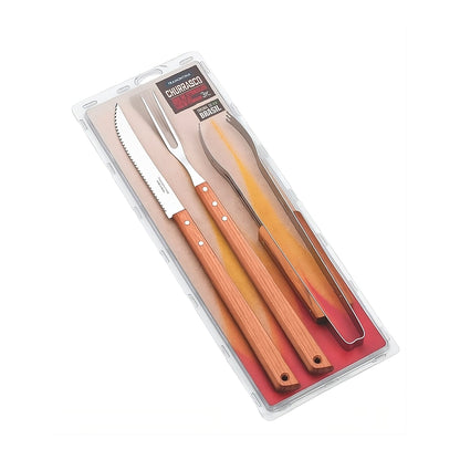 Juego de Asado Churrasco - 3Pz - Tramontina