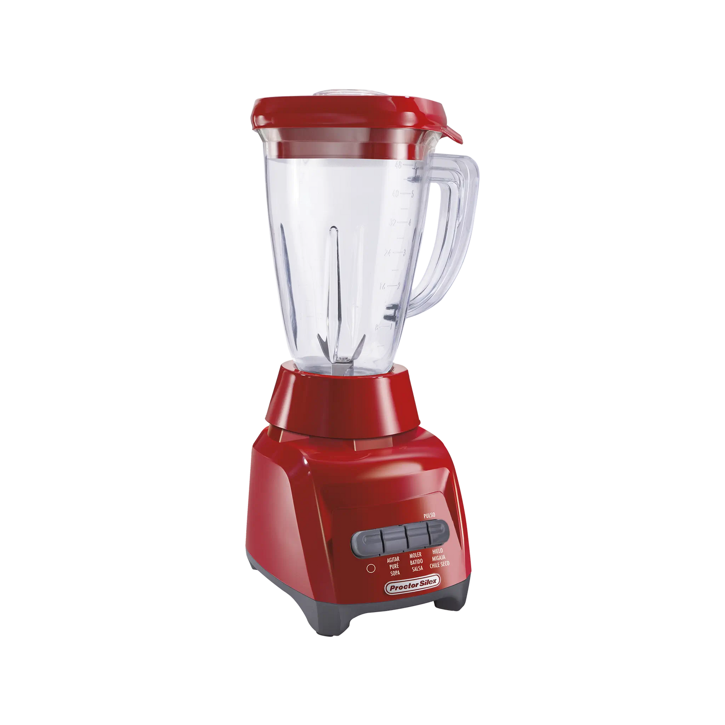 Licuadora Roja Vaso de Plastico 1.4L - Hamilton Beach