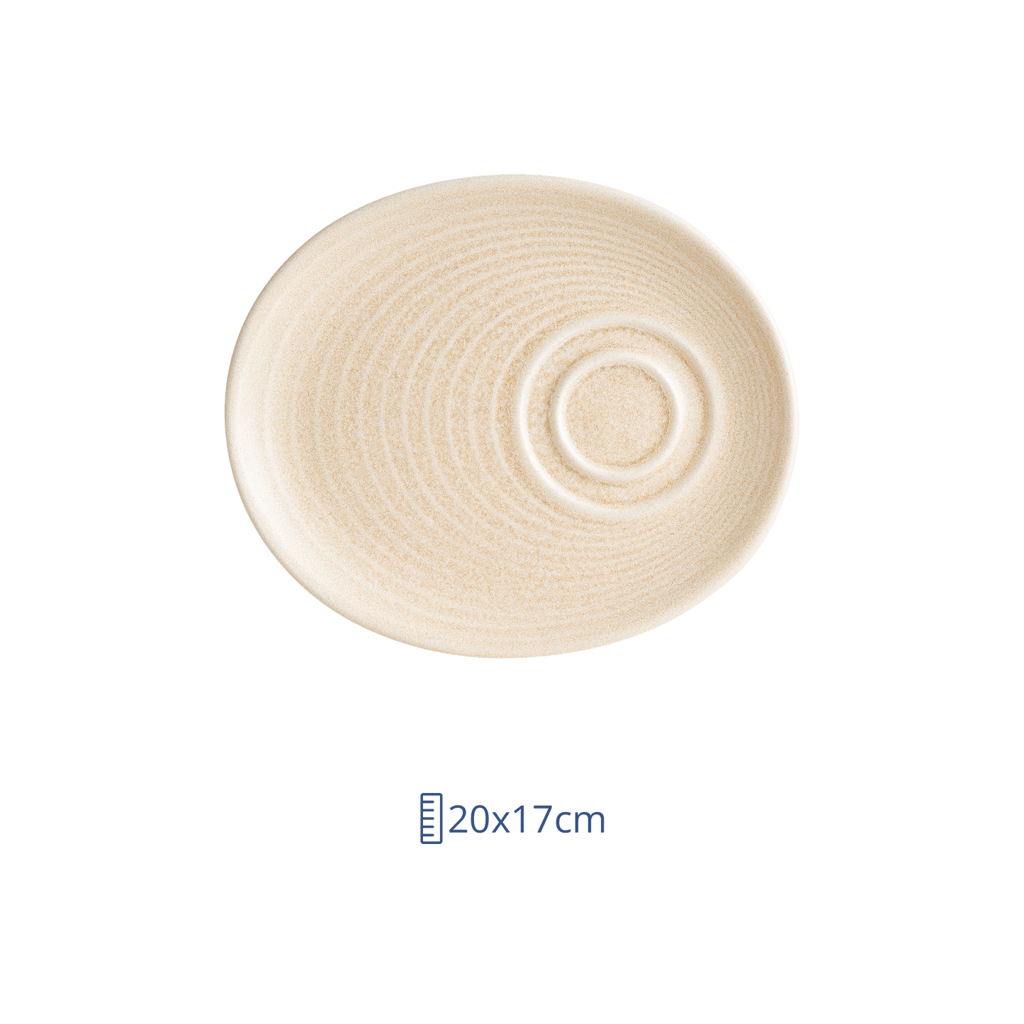 Plato Taza De Ceramica Mirage Ovalado