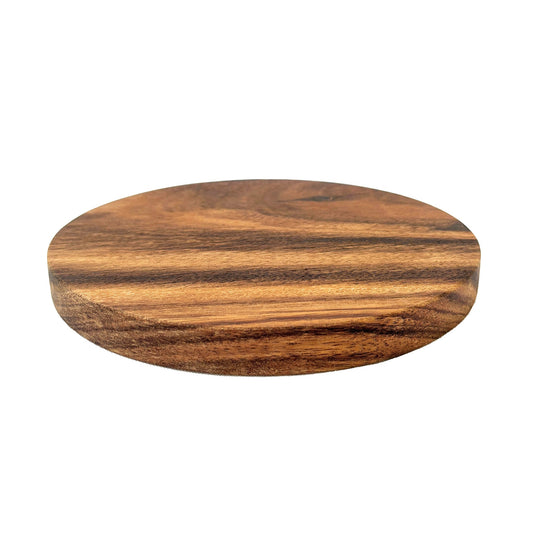 Tabla para servir Pizza – Madera de parota natural - 21.5 cm