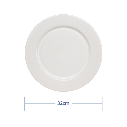 Plato Base Blanco Glacial 32cm