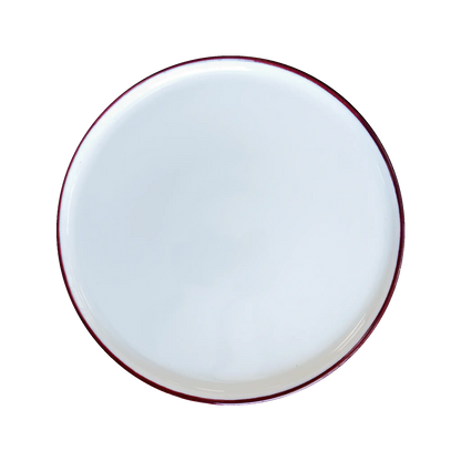 Plato Trinche 22 cm Linea Burgundy