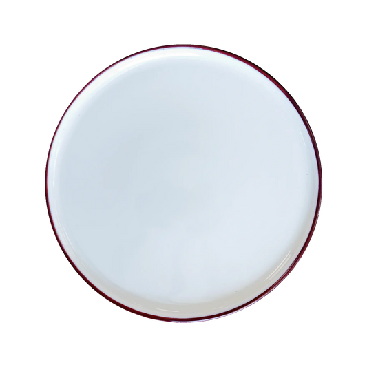 Plato Trinche 22 cm Linea Burgundy
