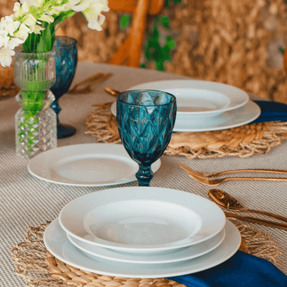 Plato Trinche 32.5cm Blanco Elegance