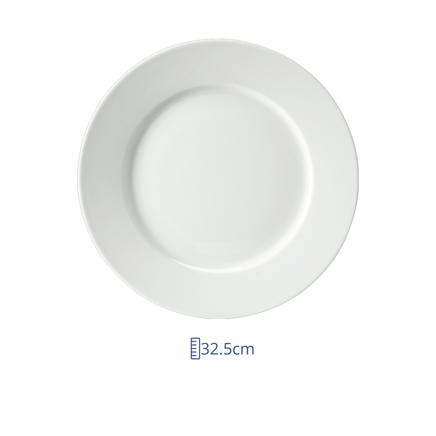 Plato Trinche 32.5cm Blanco Elegance