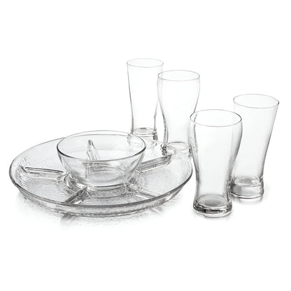 Juego botanero de vidrio 6 piezas - Libbey