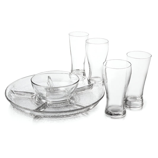 Juego botanero de vidrio 6 piezas - Libbey