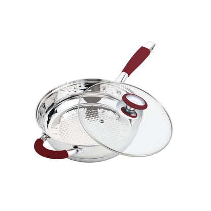Batería de Cocina Omania Acero Inoxidable 12 pz Fraciel