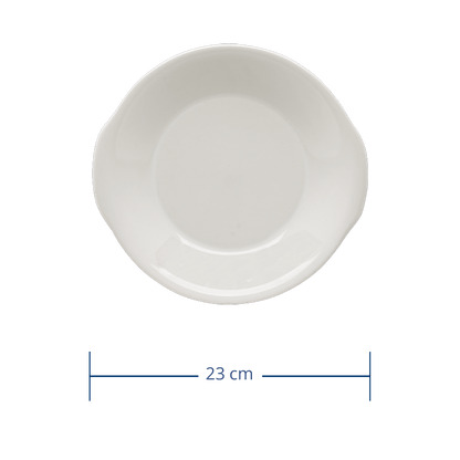 Plato Cacerola 23 cm Blanco Glacial