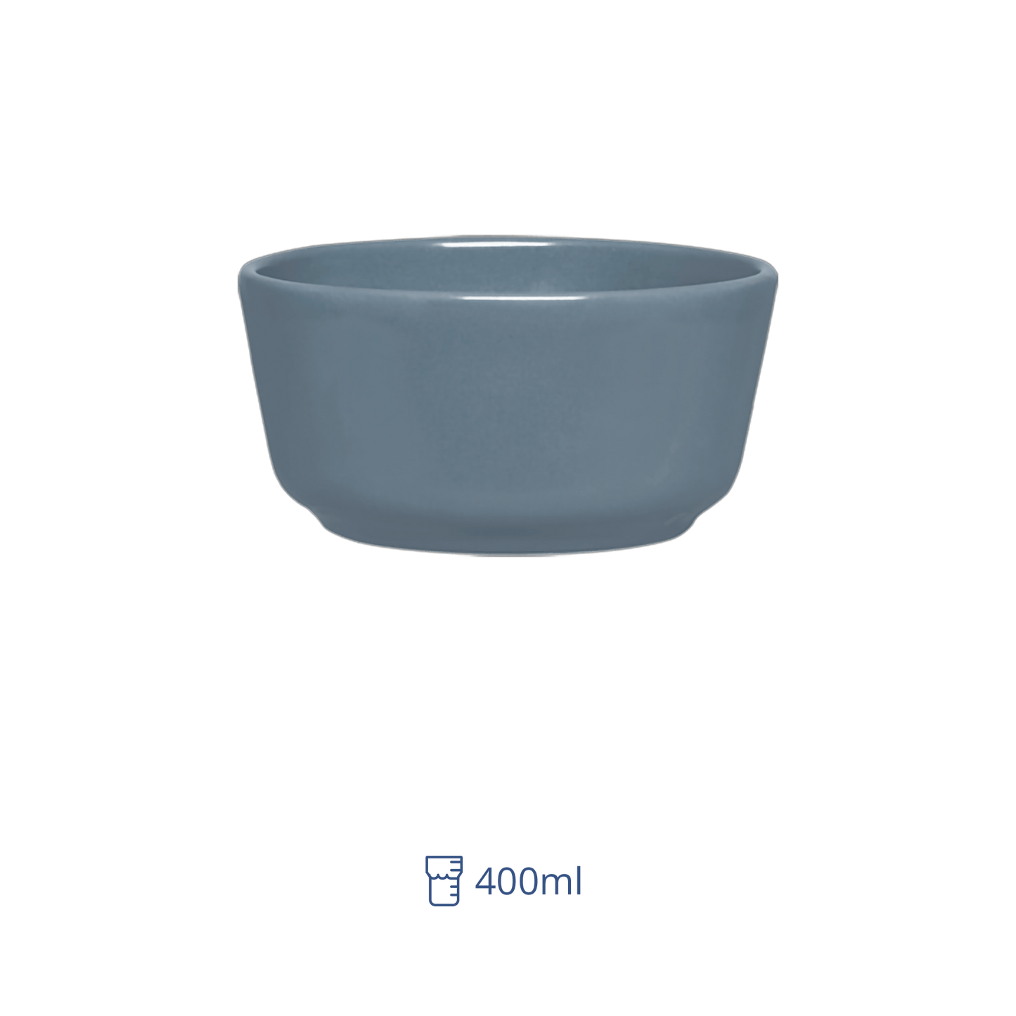 Tazon Conico 400 ml Gris Chicago