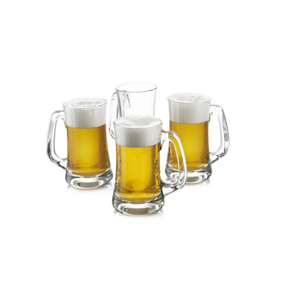 Juego de 4 Tarros Cerveceros Scandinavia 444 ml (15 oz) -Crisa