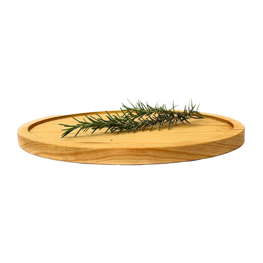 Tabla Ovalada de Madera de Pino Para Servir
