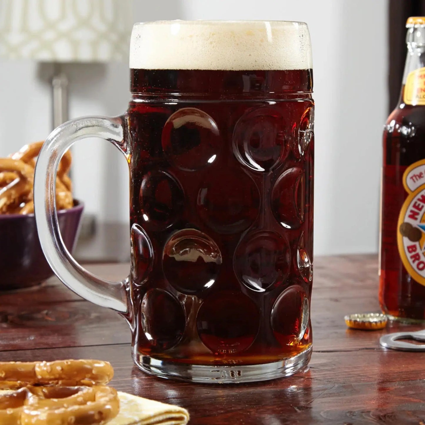 Tarro de Vidrio Oktoberfest 1L (33 oz) Crisa