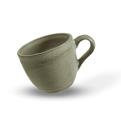 Taza De Ceramica Verde Adelfa 100 ml