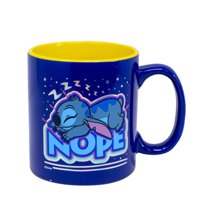 Taza de cerámica metalizada de Stitch - 591 ml